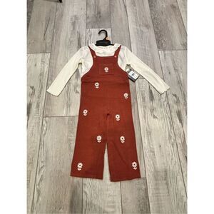 Modern Moments, bib overalls with shirt size 4T